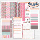 Soft Pink Florals | 7x9 Erin Condren Daily Duo Planner Kit Stickers | I Pick You | KIT-510-K