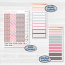 Soft Pink Florals | 7x9 Plum Daily Planner Kit Stickers | I Pick You | KIT-510-L