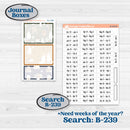 Woodland Birthday Celebration Stickers | Journaling or Scrapbooking Kit | Creative Junk Journal Planner Stickers | Confetti | KIT-511-D