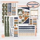 Woodland Birthday Celebration Stickers | Journaling or Scrapbooking Kit | Creative Junk Journal Planner Stickers | Confetti | KIT-511-D