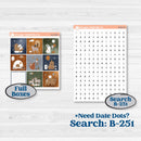 Woodland Birthday Celebration Stickers | Hobonichi Cousin Weekly & Daily Planner Kit Stickers | Confetti | KIT-511-E