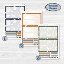 Woodland Birthday Celebration Stickers | A5 Daily Duo Planner Kit Stickers | Confetti | KIT-511-J