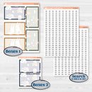 Woodland Birthday Celebration Stickers | 7x9 Plum Daily Planner Kit Stickers | Confetti | KIT-511-L