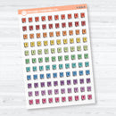 Bible Study & Church Icons | Clear Matte Planner Stickers | F-006-CM
