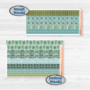 Soft Blue Florals Kit | Weekly Add-On Planner Kit Stickers | Blue Flora | KIT-506-B