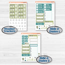 Soft Blue Florals Kit | Hobonichi Cousin Weekly & Daily Planner Kit Stickers | Blue Flora | KIT-506-E