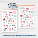 Sweet Valentine Florals | Weekly Sticker Kit for Vertical Planners like Erin Condren | Call Me Sweetheart | KIT-507-A
