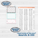 Sweet Valentine Florals | Journaling or Scrapbooking Kit | Creative Junk Journal Planner Stickers | Call Me Sweetheart | KIT-507-D