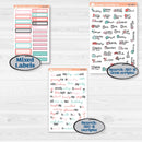 Sweet Valentine Florals | Hobonichi Cousin Weekly & Daily Planner Kit Stickers | Call Me Sweetheart | KIT-507-E