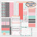 Sweet Valentine Florals | 7x9 Erin Condren Daily Duo Planner Kit Stickers | Call Me Sweetheart | KIT-507-K