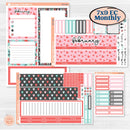 Sweet Valentine Florals | 7x9 Erin Condren Life Planner Monthly & Dashboard Sticker Kit | Call Me Sweetheart | KIT-507-N