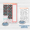 Sweet Valentine Florals | A5 Plum Monthly & Dashboard Planner Kit Stickers | Call Me Sweetheart | KIT-507-P