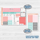 Sweet Valentine Florals | A5 Plum Monthly & Dashboard Planner Kit Stickers | Call Me Sweetheart | KIT-507-P