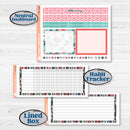Sweet Valentine Florals | 7x9 Plum Monthly & Dashboard Planner Kit Stickers | Call Me Sweetheart | KIT-507-Q