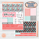 Sweet Valentine Florals | Hobonichi Cousin Monthly Planner Kit Stickers | Call Me Sweetheart | KIT-507-S