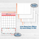 Sweet Valentine Florals | A5 & 7x9 Create Your Own Monthly or Dashboard Universal | Reading Log Sticker Kit | Call Me Sweetheart | KIT-507-U