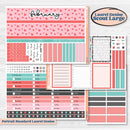 Sweet Valentine Florals | Laurel Denise Scout Large Planner Kit Stickers | Call Me Sweetheart | KIT-507-W