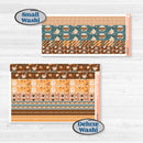 Coffee & Florals Sticker Kit | Weekly Add-On Planner Kit Stickers | Mocha | KIT-508-B