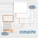 Coffee & Florals Sticker Kit | A5 Daily Duo Planner Kit Stickers | Mocha | KIT-508-J