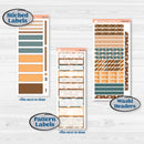 Coffee & Florals Sticker Kit | A5 Daily Duo Planner Kit Stickers | Mocha | KIT-508-J