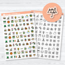 March & St. Patrick’s Day Icons | Clear Matte Planner Stickers | I-202-CM