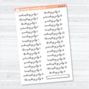 2026 Dates of the Month Stickers | F18 | Planner Stickers | B-830-835-B