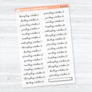 2026 Dates of the Month Stickers | F18 | Clear Matte Planner Stickers | B-830–835-BCM