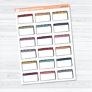 Large Top Spiral Journaling Labels | Planner Stickers | C-474