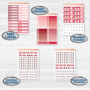 Valentine Book Kit | Weekly Add-On Labels Planner Kit Stickers | Romance | KIT-509-C
