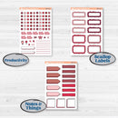 Valentine Book Kit | Weekly Add-On Labels Planner Kit Stickers | Romance | KIT-509-C