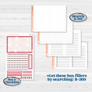 Valentine Book Kit | A5 Daily Duo Planner Kit Stickers | Romance | KIT-509-J