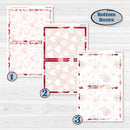 Valentine Book Kit | 7x9 Erin Condren Daily Duo Planner Kit Stickers | Romance | KIT-509-K