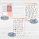 Soft Pink Florals | Weekly Add-On Planner Kit Stickers | I Pick You | KIT-510-B