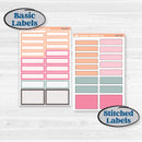 Soft Pink Florals | Weekly Add-On Labels Planner Kit Stickers | I Pick You | KIT-510-C