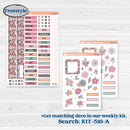 Soft Pink Florals | Journaling or Scrapbooking Kit | Creative Junk Journal Planner Stickers | I Pick You | KIT-510-D