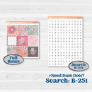 Soft Pink Florals | Hobonichi Cousin Weekly & Daily Planner Kit Stickers | I Pick You | KIT-510-E