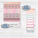 Soft Pink Florals | A5 Daily Duo Planner Kit Stickers | I Pick You | KIT-510-J