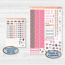 Soft Pink Florals | 7x9 Erin Condren Daily Duo Planner Kit Stickers | I Pick You | KIT-510-K