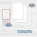 Soft Pink Florals | 7x9 Erin Condren Daily Duo Planner Kit Stickers | I Pick You | KIT-510-K