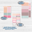 Soft Pink Florals | 7x9 Plum Daily Planner Kit Stickers | I Pick You | KIT-510-L