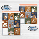 Woodland Birthday Celebration Stickers | Weekly Sticker Kit for Vertical Planners like Erin Condren | Confetti | KIT-511-A