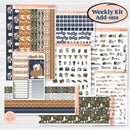 Woodland Birthday Celebration Stickers | Weekly Add-On Planner Kit Stickers | Confetti | KIT-511-B