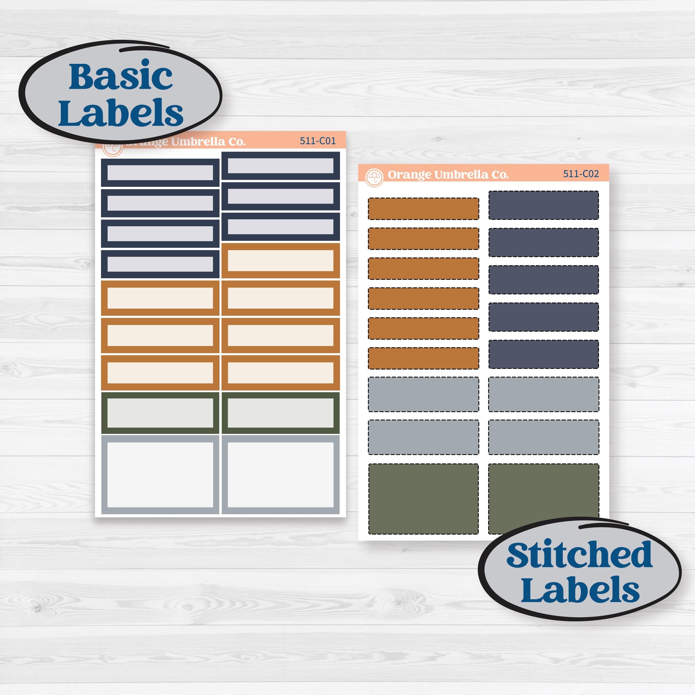 Woodland Birthday Celebration Stickers | Weekly Add-On Labels Planner Kit Stickers | Confetti | KIT-511-C
