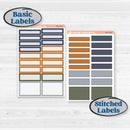 Woodland Birthday Celebration Stickers | Weekly Add-On Labels Planner Kit Stickers | Confetti | KIT-511-C