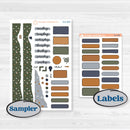 Woodland Birthday Celebration Stickers | Journaling or Scrapbooking Kit | Creative Junk Journal Planner Stickers | Confetti | KIT-511-D