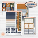 Woodland Birthday Celebration Stickers | Erin Condren Weekly Dashboard Planner Kit Stickers | Confetti | KIT-511-G