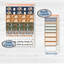 Woodland Birthday Celebration Stickers | A5 Daily Duo Planner Kit Stickers | Confetti | KIT-511-J