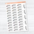 Deadline Event Labels | Planner Stickers | E-039