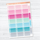 Ombre Checklist Boxes | Planner Stickers | B-836