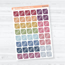 Bill Due Mini Corner Flags | Planner Stickers | B-271